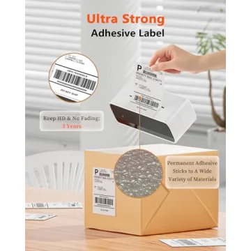 Phomemo 4x6 Shipping Labels - Strong Adhesive & Waterproof