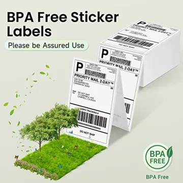 Phomemo 4x6 Shipping Labels - Strong Adhesive & Waterproof