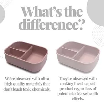 Silicone Bento Box - Eco-Friendly, Stylish & Safe for All