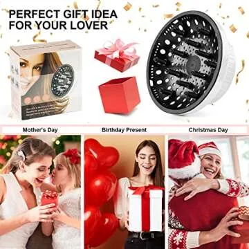 BESTTRENDY Diffuser Hair Dryer Attachment: Universal Adaptable for Blow Dryers with 1.4 Inch to 2.4 Diameter Nozzle Curly Hair, Professional Salon Tool Gifts Women, White