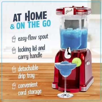 Nostalgia Frozen Drink Maker for Homemade Margaritas