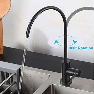 Lead-Free Drinking Water Filter Faucet for Kitchen
