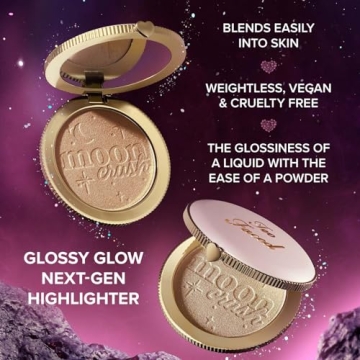 Too Faced Moon Crush Highlighter Shimmer Glow 0.25 Ounce