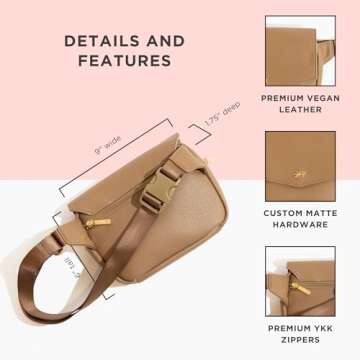 Freshly Picked Toffee Classic Park Pack Fanny Pack Womens Bag