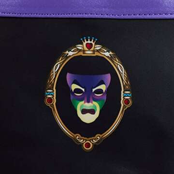 Loungefly Disney Villains Evil Queen Apple Womens Double Strap Shoulder Bag Purse