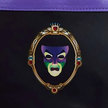 Loungefly Disney Villains Evil Queen Apple Womens Double Strap Shoulder Bag Purse