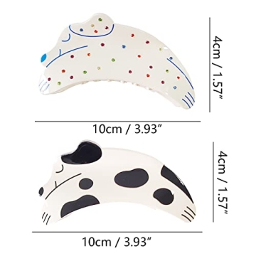 Cute Dog Hair Clips - Stylish Claw Clips for All