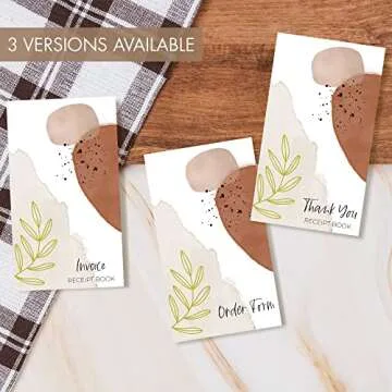 Beautiful Abstract Order Form Book for Small Businesses