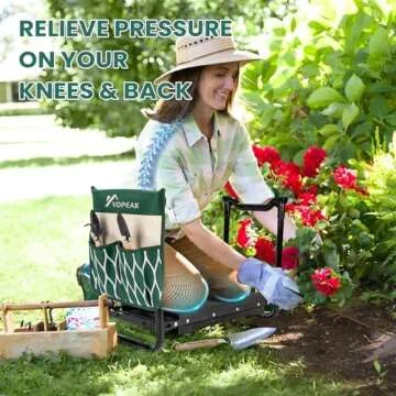 VOPEAK Garden Kneeler and Seat - Heavy Duty & Portable