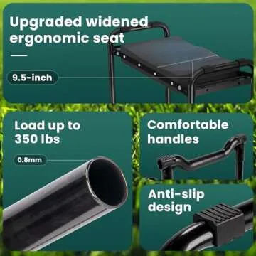 VOPEAK Garden Kneeler and Seat - Heavy Duty & Portable