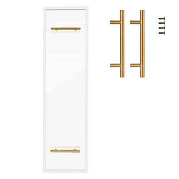 ToiletTree Clear Acrylic Bathtub Caddy with Rust-Proof Gold Finished Handles