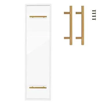 ToiletTree Acrylic Bathtub Caddy with Gold Finished Handles