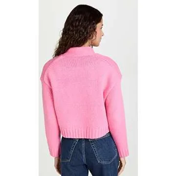 English Factory Women's V Neck Sweater Cardigan