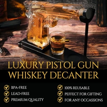 Elegant Whiskey Decanter Set - Perfect Gift for Him