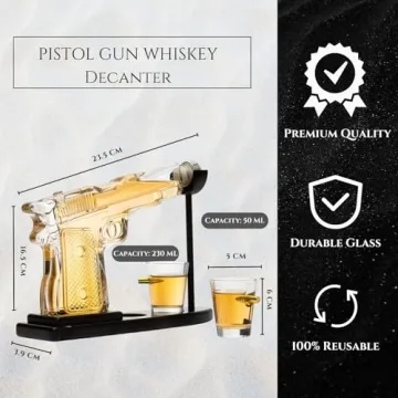 Elegant Whiskey Decanter Set - Perfect Gift for Him