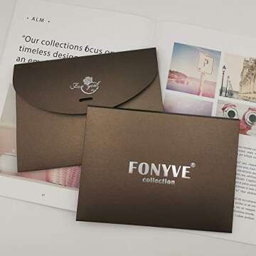 FONYVE 100% Mulberry Silk Scarfs for Women - Lightweight Square Satin Head Scarf - Small Silk Hair Scarf for Sleeping 21" x 21"