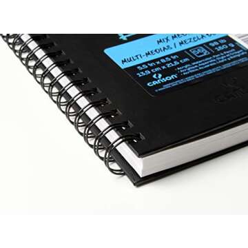 Canson Mix Media Book XL Black 5 x 8 inches
