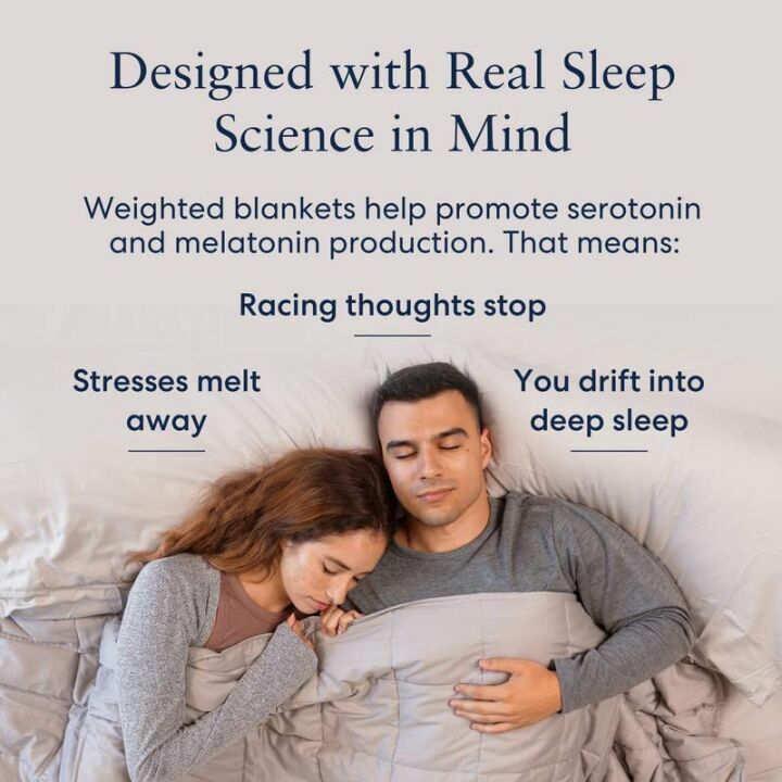 Cooling Weighted Blanket - Breathable Cotton Quality