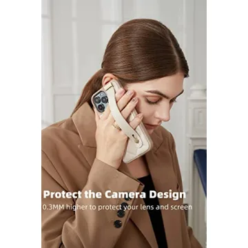 ZVE iPhone 15 Pro Max Kickstand Case - Elegant Protection