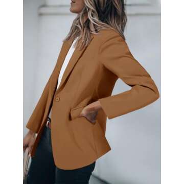 Cicy Bell Women's Casual Blazer - Stylish & Comfortable Suit Jacket