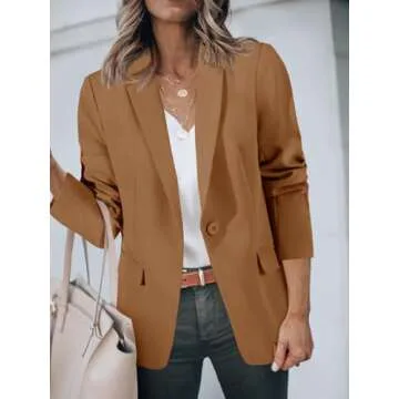 Cicy Bell Women's Casual Blazer - Stylish & Comfortable Suit Jacket