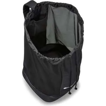 NIKE Club Team Swoosh Soccer Ball Bag - Black/Black/White, 86 x 47 x 47 cm, 164 l