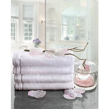 Monogrammed Fingertip Towels - Personalized Silver Embroidered Set