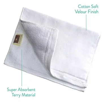 Monogrammed Fingertip Towels - Personalized Silver Embroidered Set