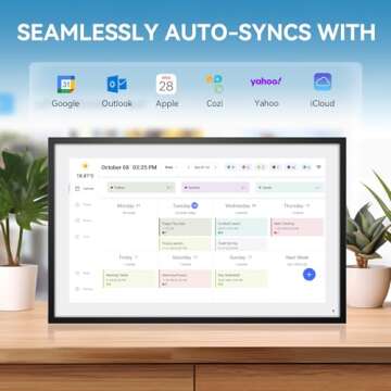 APOFIAL Calendar,Digital Calendar,15.6inch Large Digital Calendar FHD Resolution 1920 * 1080,Smart T...