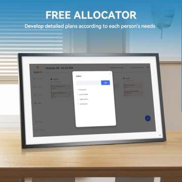 APOFIAL Calendar,Digital Calendar,15.6inch Large Digital Calendar FHD Resolution 1920 * 1080,Smart Touchscreen Interactive Display for Family Schedules - Wall Mount Included-32G&5G