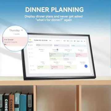 APOFIAL Calendar,Digital Calendar,15.6inch Large Digital Calendar FHD Resolution 1920 * 1080,Smart Touchscreen Interactive Display for Family Schedules - Wall Mount Included-32G&5G
