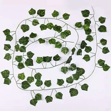 Tbestmax 48 Pack Fake Ivy Vines - Perfect for Weddings & Decor