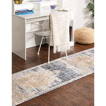 Unique Loom Chateau Area Rug - Stylish and Durable