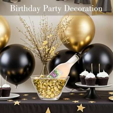 DomeStar 150PCS Fake Gold Ice, Acrylic Ice Fake Plastic Gold Nuggets Rocks Gems Marble Vases Fillers for Table Scatter Decoration