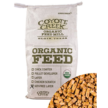 Coyote Creek Certified Organic Feed - Soy-Free Laying Hen Pellet - 20lbs