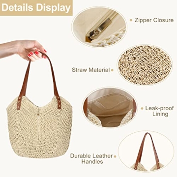 Stylish Straw Bag for Women Ideal for Summer Fun