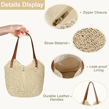 Stylish Straw Bag for Women Ideal for Summer Fun