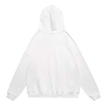 Amitam Cartoon Line Character Print Hoodie Men's sweater Star Graphic Stellaris Vintage Hip-hop Styl...