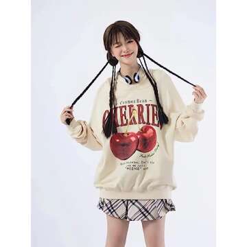 Amitam Cartoon Line Character Print Hoodie Men's sweater Star Graphic Stellaris Vintage Hip-hop Style Sweatshirt Streetwear