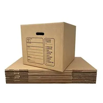 Uboxes 10 Premium Medium Moving Boxes 18x18x16" Cardboard Box