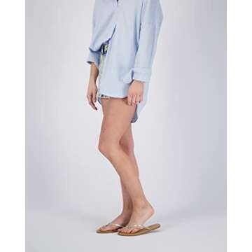 CUSHIONAIRE Cora Flip Flops for Women | Vacation Beach Essentials | Casual Women Footwear Sandals | TAN 11