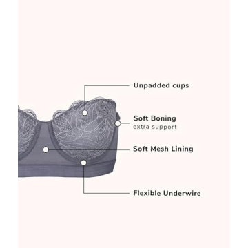 Stylish LIVELY Lace Strapless Bra for Ultimate Comfort