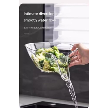 2PCS Multi-functional Drain Basket for Effortless Straining Solutions