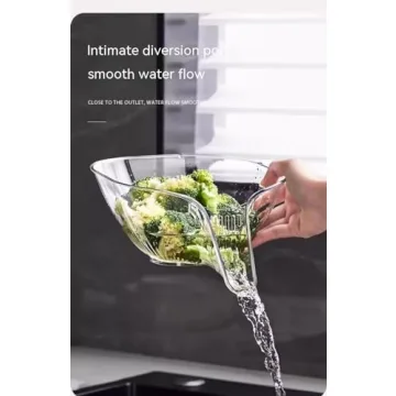 2PCS Multi-functional Drain Basket for Effortless Straining Solutions