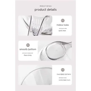 2PCS Multi-functional Drain Basket for Effortless Straining Solutions