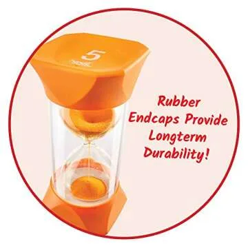 Hand2Mind Jumbo Sand Timer, 5 Min for Kids Time Management