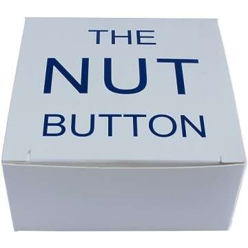 The Nut Button Toy - When Memes Become Reality | Meme Gag Gift for him Boyfriend Husband Friend | Hilarious Funny Prank Buzzer for Holiday & Christmas | Silly Easy to use | Press Button That says NUT