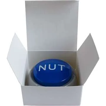 The Nut Button Toy - When Memes Become Reality | Meme Gag Gift for him Boyfriend Husband Friend | Hilarious Funny Prank Buzzer for Holiday & Christmas | Silly Easy to use | Press Button That says NUT