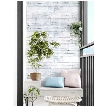 HAOKHOME Peel and Stick Wood Wallpaper for Stylish Interiors