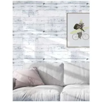 HAOKHOME Peel and Stick Wood Wallpaper for Stylish Interiors